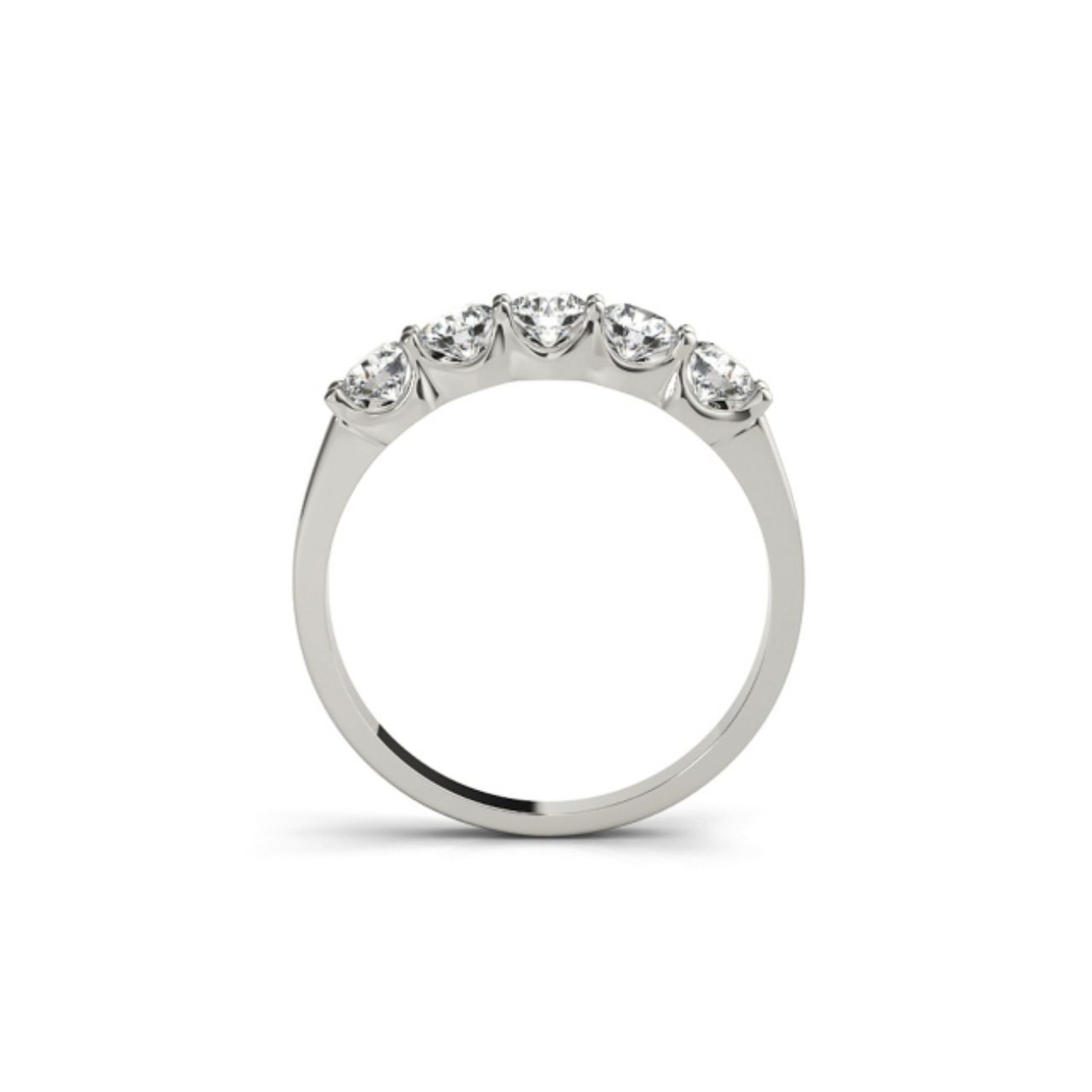 1.40ctw 5 Stone Round Ring