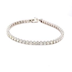 7' Tennis bracelet with 4-prong set (37) round diamonds.  D14.31ct.t.w.
