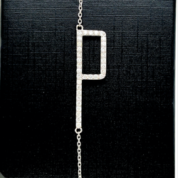 Diamond Initial Bracelet F+ VS1+ 