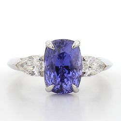 Sapphire and Diamond Ring