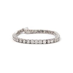 10 ct 14K White Gold Tennis Bracelet