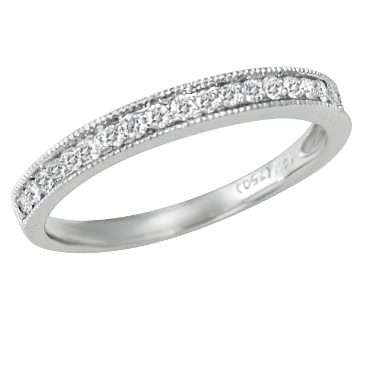 Diamond Pave Wedding Band
