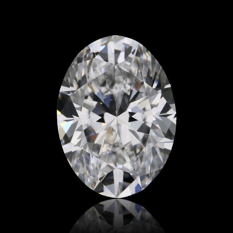 Oval 0.80ct D SI1