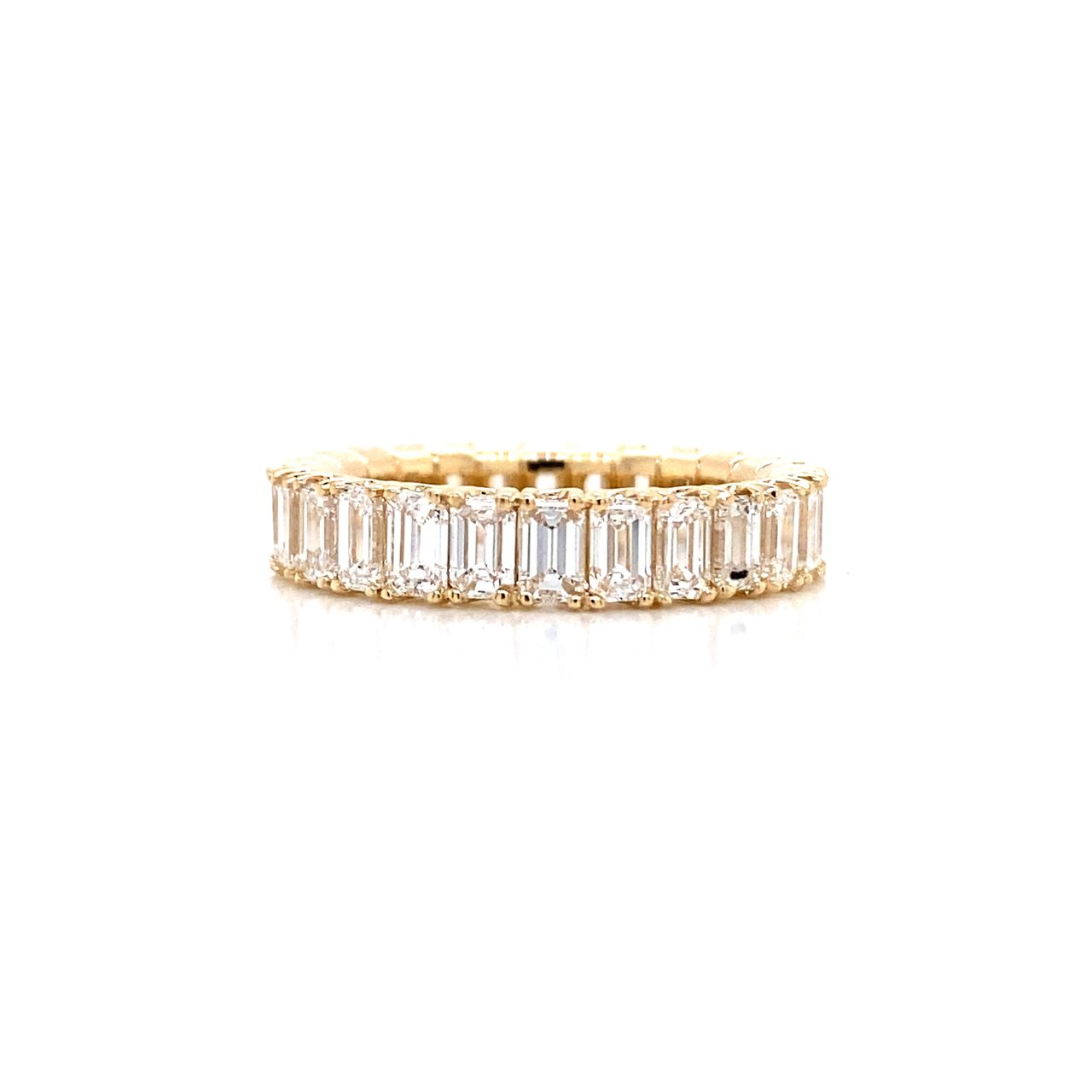 Emerald Cut Diamond Eternity Band