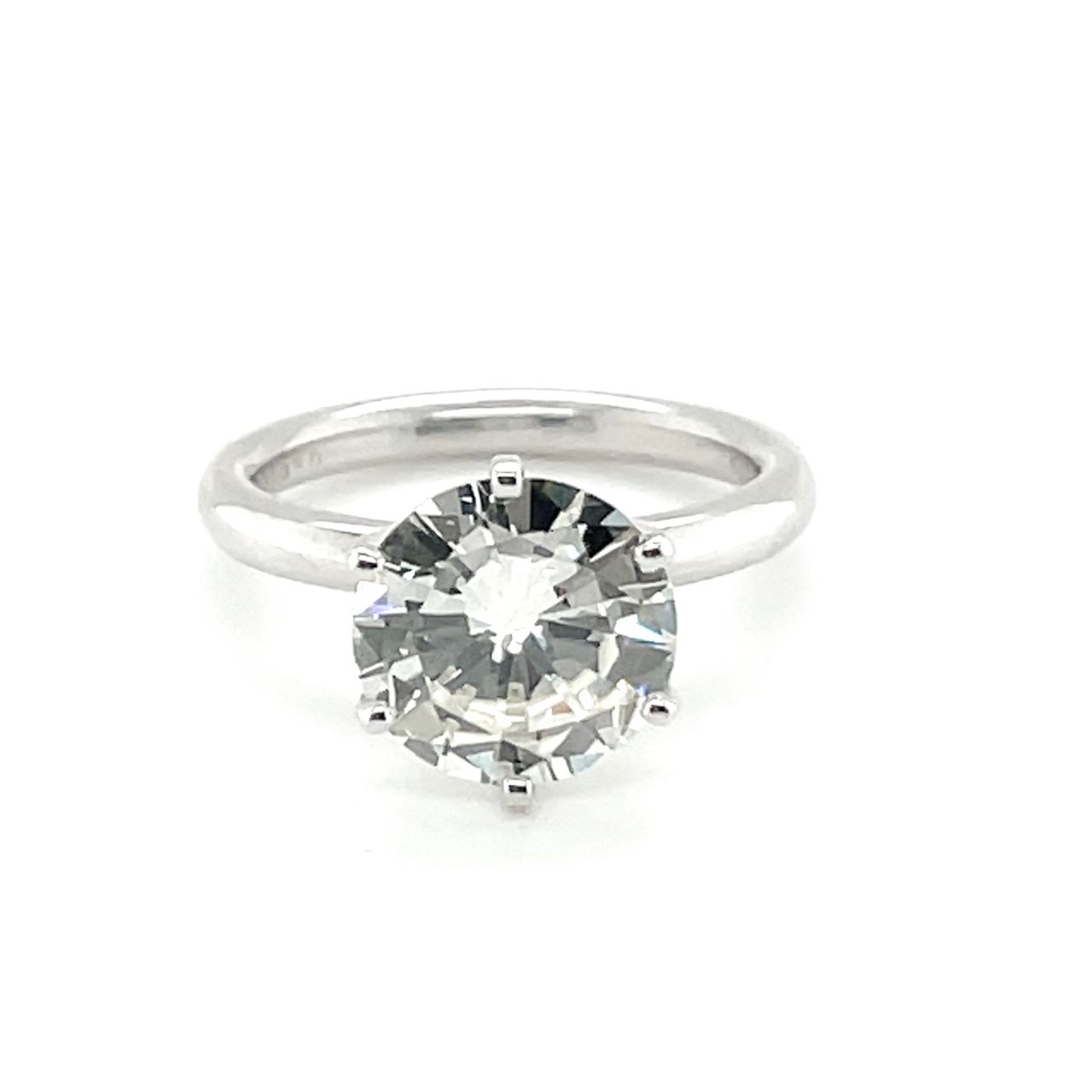 2.89 CARAT K VS2 GIA CERTIFIED PLATINUM 950 RING