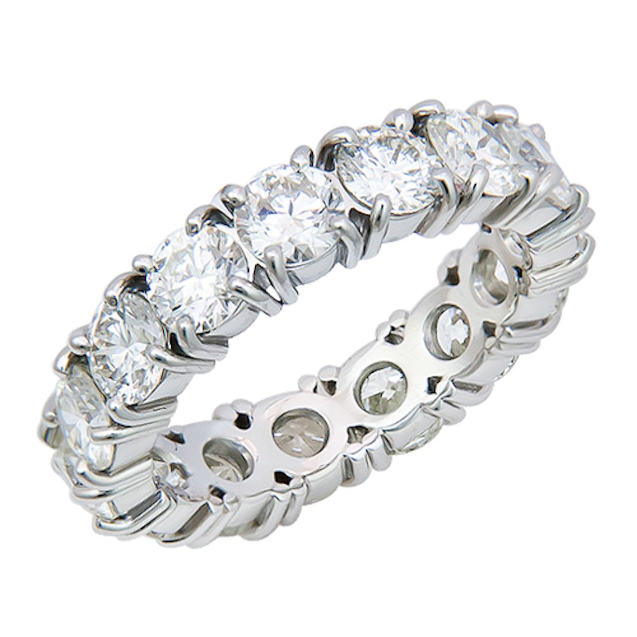 Round Diamond Enternity Band