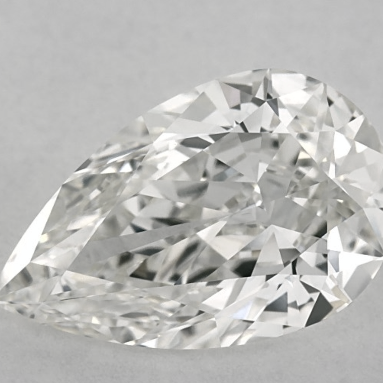 Pear 2.05ct K VVS2