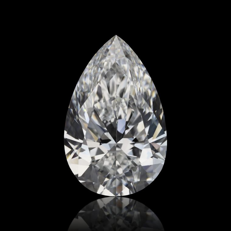 Pear 0.73ct D VVS1