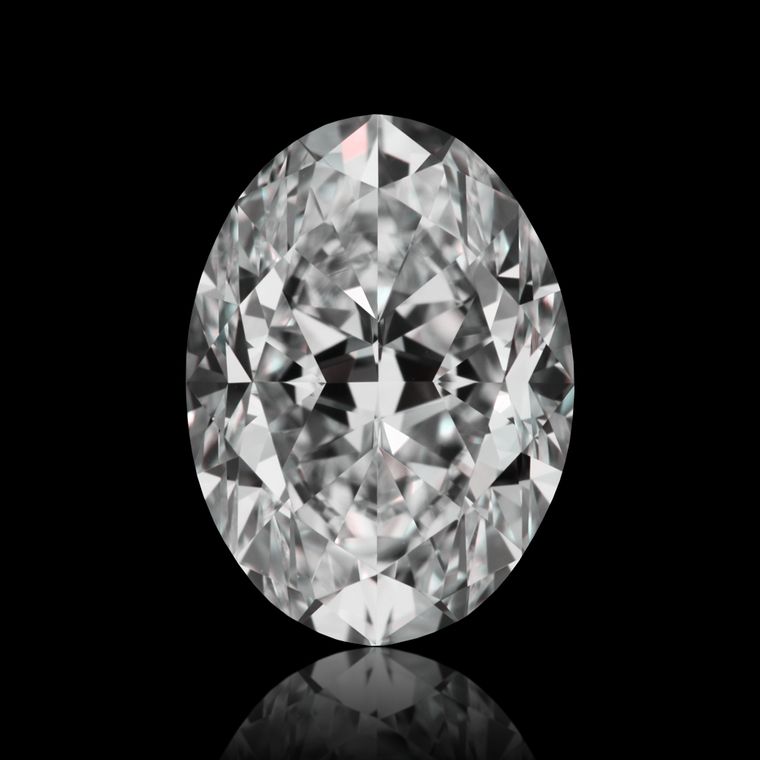 Oval 2.01ct J VVS2