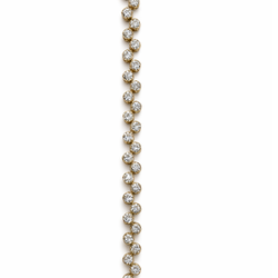 9.22 Carat Yellow Gold Alternating Round Diamond Bracelet