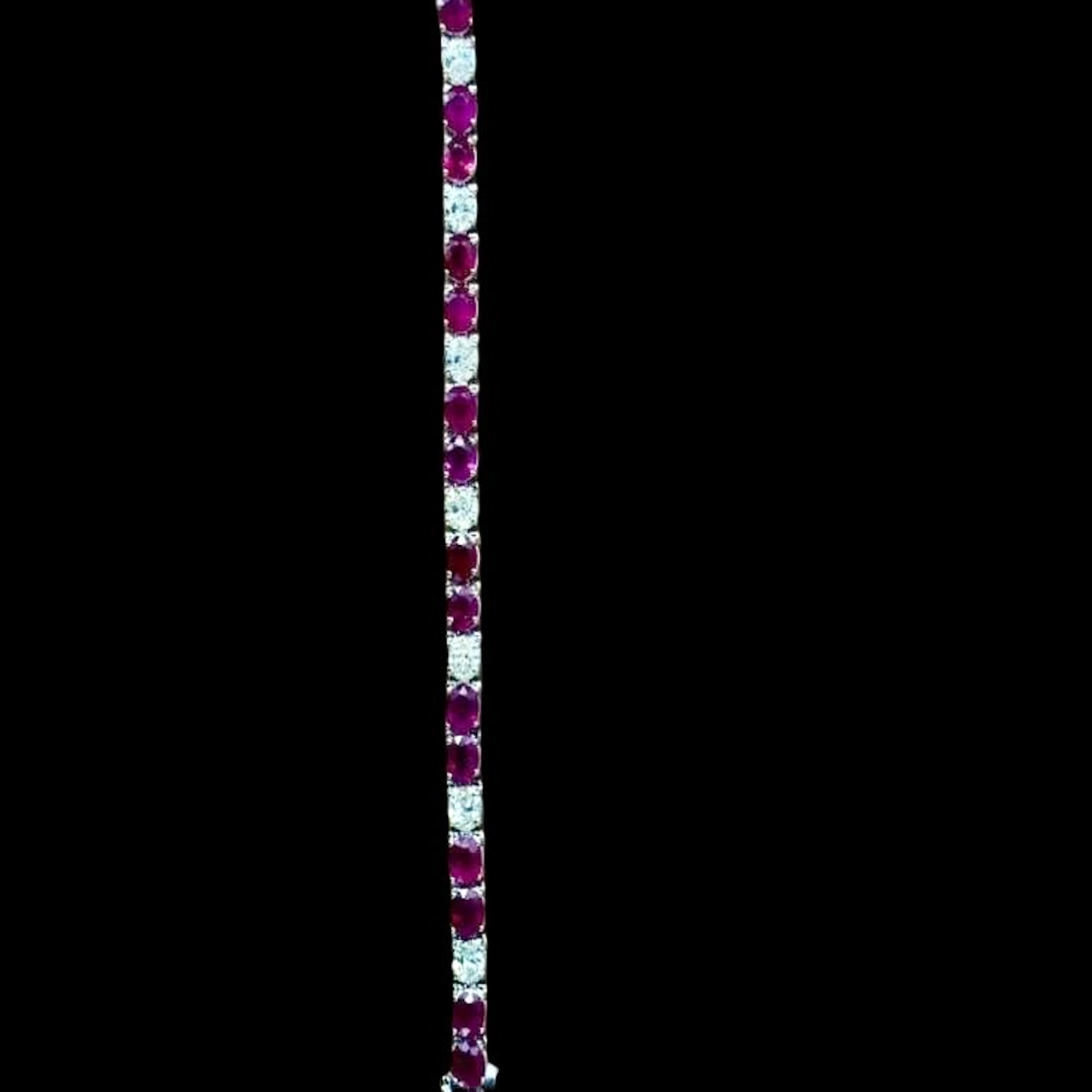24 CTS 3.47CTS DMS.WH. 7PCS, 20.19CTS RUBY 16PCS, 14K W.G 13.20GMS