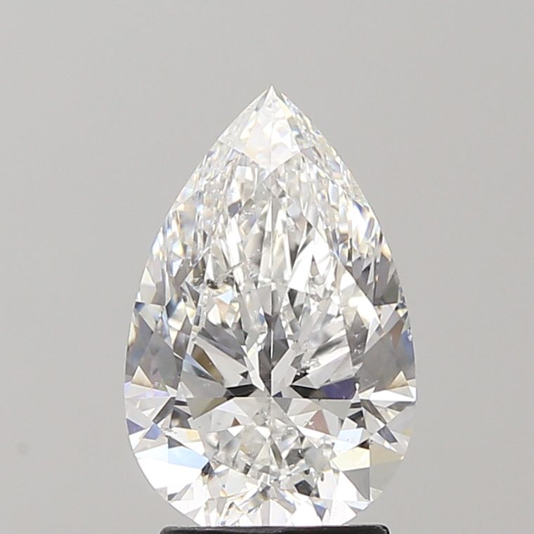 Pear 2.60ct E SI2
