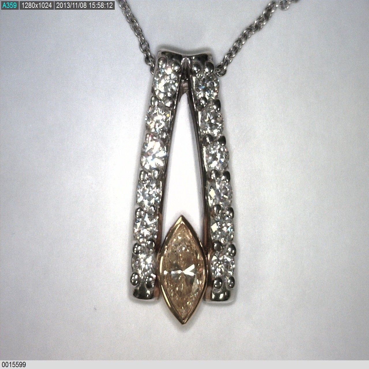 Fancy Color Diamond Pendant