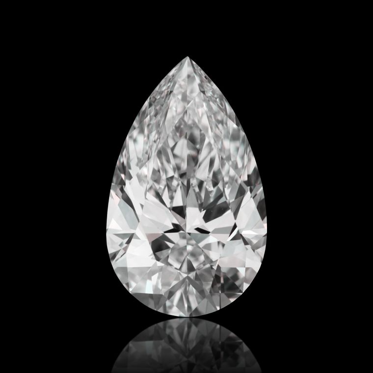 Pear 0.71ct F VVS2