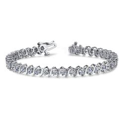 2ctw Diamond S Link Bracelet