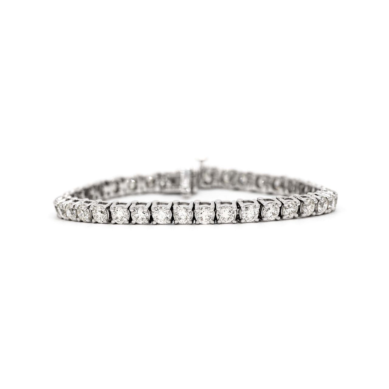 10 ct 14K White Gold Tennis Bracelet