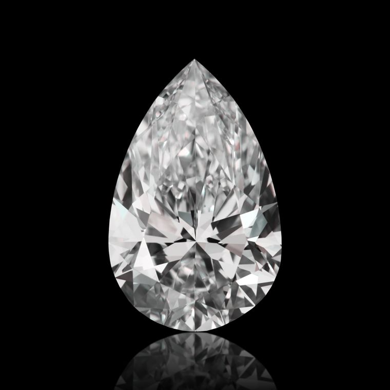 Pear 0.70ct E VVS1