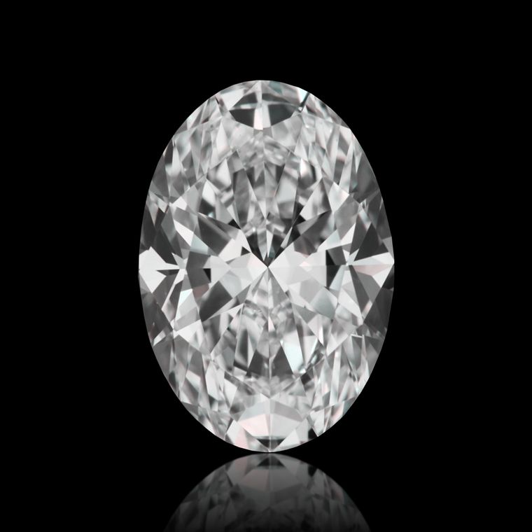 Oval 0.70ct D VS1