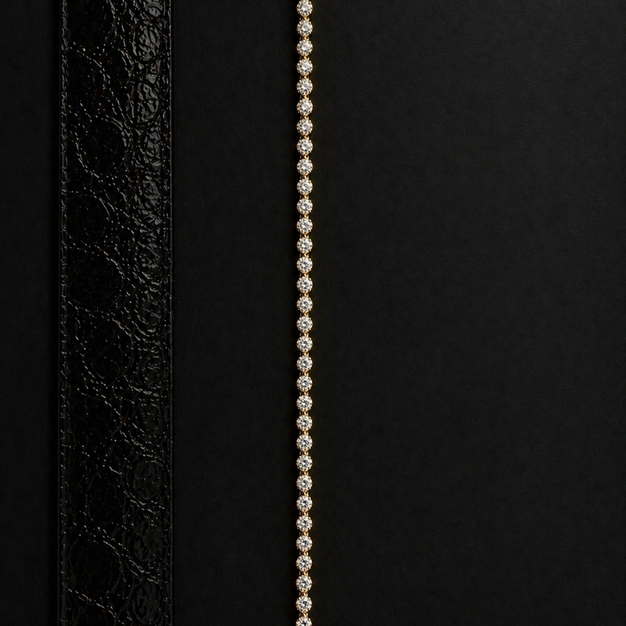 14KYG 4.21 CT DIAMOND BRACELET 